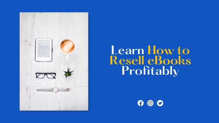 How to Resell eBooks Profitably in 5 Steps!